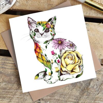 Greetings Card - Rosie the Cat