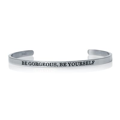 Be Gorgeous, Be Yourself - 18k White Gold