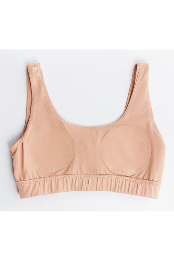 1514-070 | Bustier Rembourré Femme - Café Crema 4