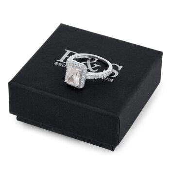 Bague Rectangulaire Argent 7