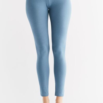 1611-04 | Legging en jersey de coton femme - bleu jean