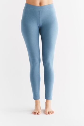 1611-04 | Legging en jersey de coton femme - bleu jean 4