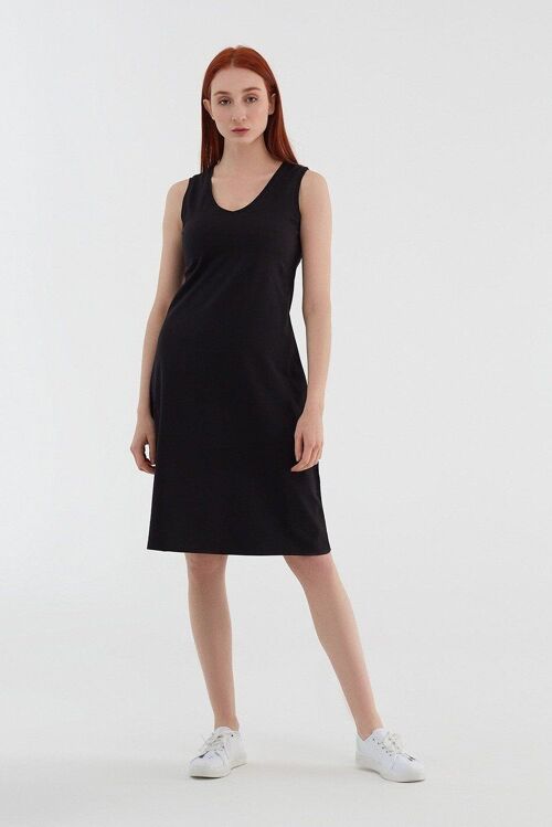 1732-01 | Sleeveless dress - Black