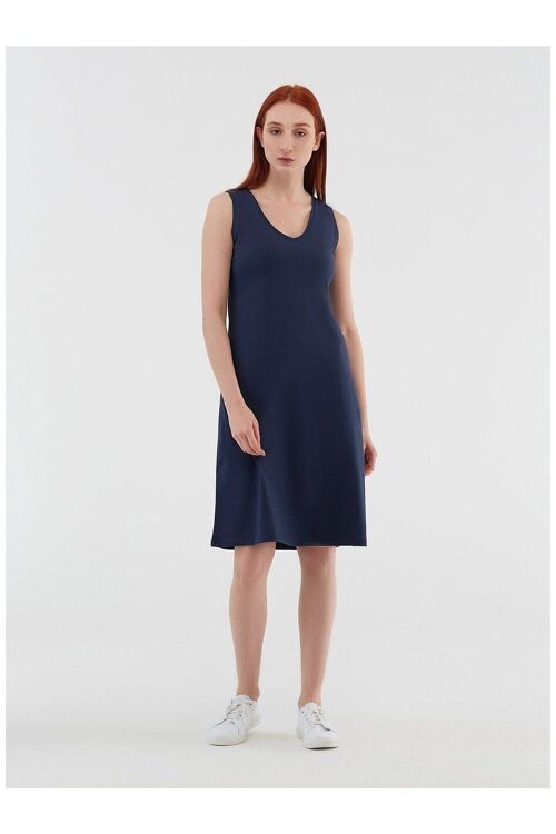 1732-03 | Sleeveless dress - Admiral blue