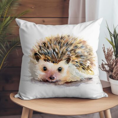 Vegan-Suede Cushion - Hetty Hedgehog