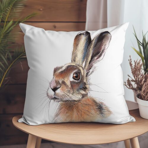 Vegan-Suede Cushion - Ears Hare