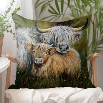 Coussin Vegan-Suède - Family of Coos 2
