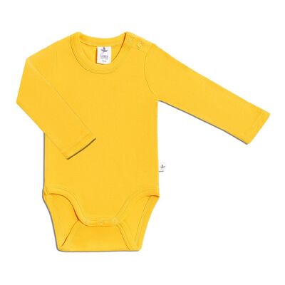 2005SG | Baby long-sleeved bodysuit - sun yellow