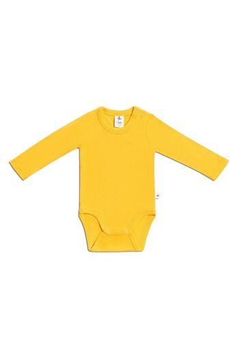 2005SG | Body bébé manches longues - jaune soleil 2