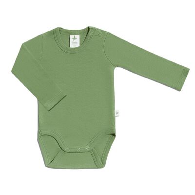 2005WG | Baby long-sleeved bodysuit - forest green