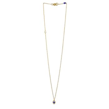 Collier pierre naturelle de lapis lazuli bleu - Orphée 4