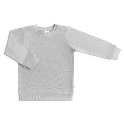 2017 GM | Kinder Piqué-Basic Sweatshirt - Grau