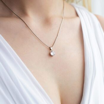 Collier classique en argent 2