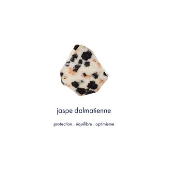 Boucles d'oreilles léopard jaspe dalmatienne - Boho 4