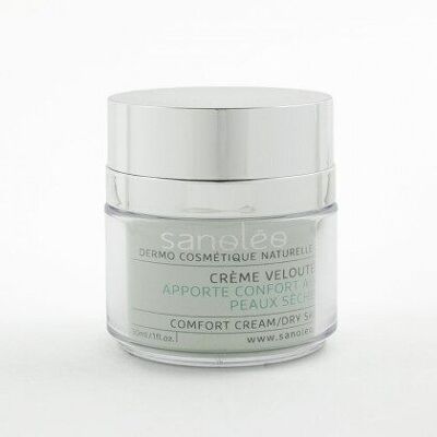 Samtige Anti-Aging-Creme für trockene Haut, COSMOS ORGANIC zertifiziert