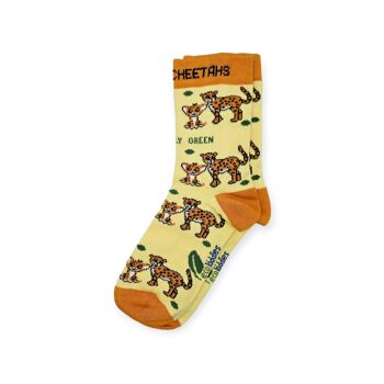 CHAUSSETTES EN COTON BIOLOGIQUE CHEETAHS SOINS 3