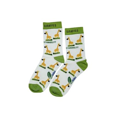 SOCKEN AUS BIO-BAUMWOLLE MIT GRINNENDER GIRAFFE