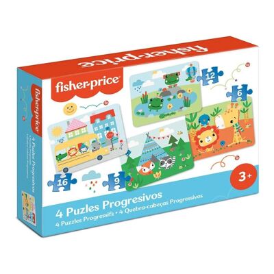 4 Progressive Puzzles - Cognitive Development