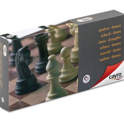 Schach und Dame – ab 7 Jahren – magnetisches Brettspiel