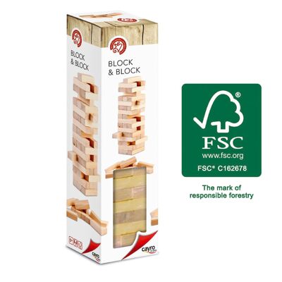 Block & Block - + 5 Years - Stackable Bar Tower