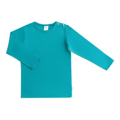 2060L | Camisa básica de manga larga para niños - Lapislázuli