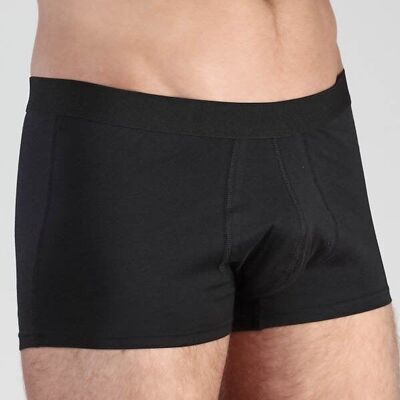 2121-01 | Shorts tipo baúl para hombre - Negro