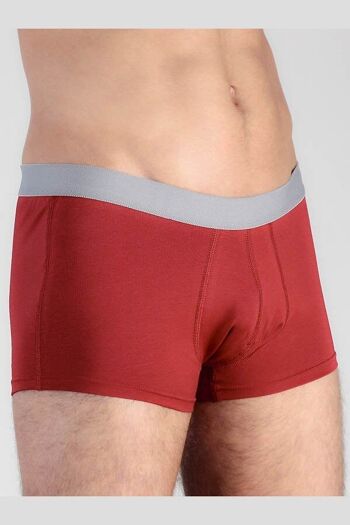 2121-02 | Short Boxer Homme - Rouge 1