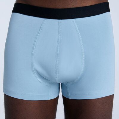 2121-085 | Shorts tipo baúl para hombre - Gris Azul