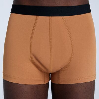 2121-086 | Shorts tipo baúl para hombre - Canela