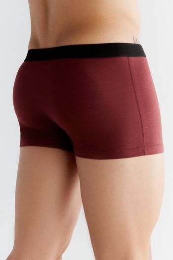 2121-11 | Short boxer homme - Bordeaux 3