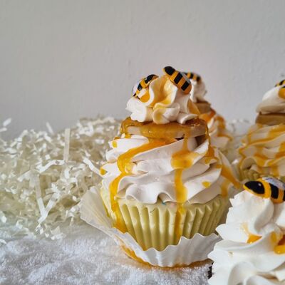 Bienen-Cupcake-Seife