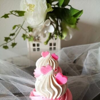 savon cupcake mignon coeurs roses 5