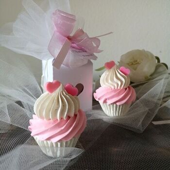 savon cupcake mignon coeurs roses 6