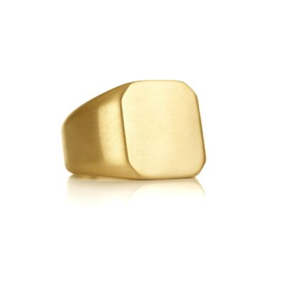 Rock Ring - 57.0 mm / 2.24 inch - 18k Gold