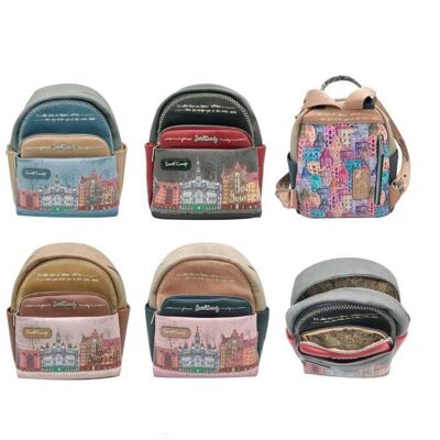 Large Sweet Candy Women's Backpack with Exterior Pockets