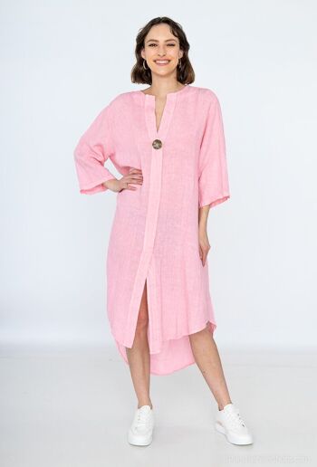 Robes en Lin avec un bonton REF. 5547 1