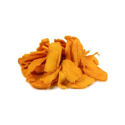 BULK: Dehydrierte Mangostreifen – 1,7-kg-Eimer