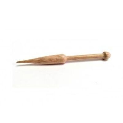 Wooden knitting needle 19cm
