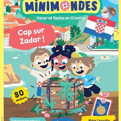 NEW ! Croatia - Activity magazine for children 3-7 years old - Les Mini Mondes