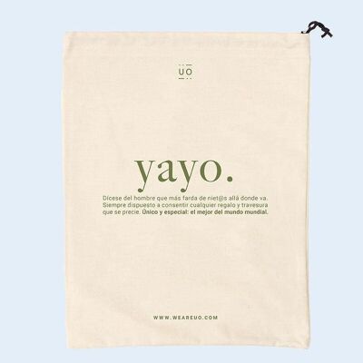 Gift Fabric Bag "Yayo definition"