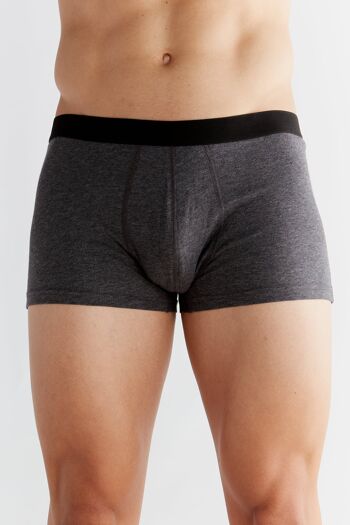 2121-16 | Boxer Homme - Anthracite Melange 1