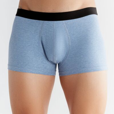2121-17 | Men's Trunk Shorts - Denim Blue Melange