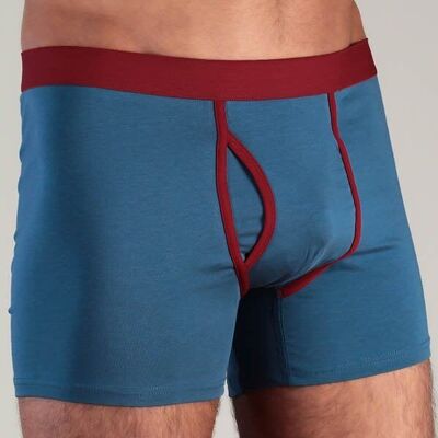 2131-03 | Men's Boxer Shorts - Denim Blue