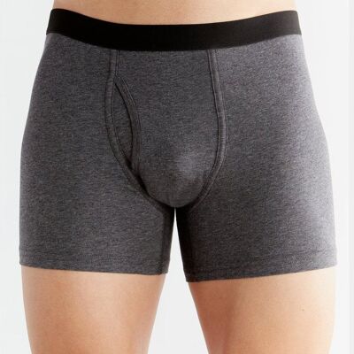 2131-13 | Calzoncillos tipo bóxer para hombre - antracita melange