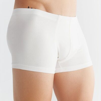 2141-02 | Short rétro homme - blanc naturel