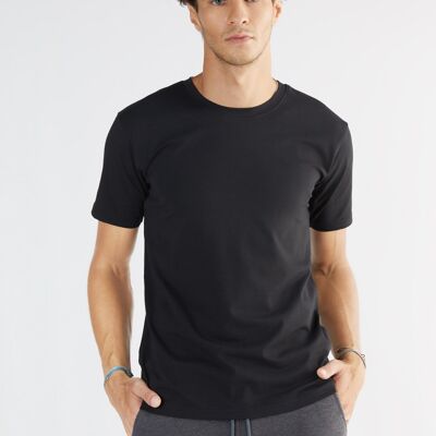 2218-021 | Herren Basic T-Shirt - Schwarz