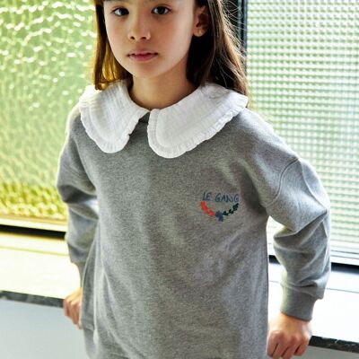 Edith Sweatshirt ##2621 Le Gang Heather Grey