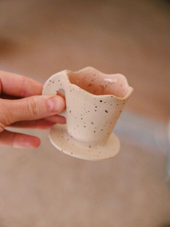 Coquetiers en céramique faits à la main pour le brunch 3