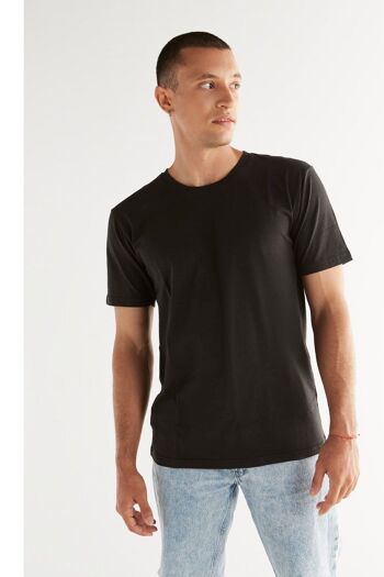 2224-021 | T-Shirt Homme Flammé - Noir 1