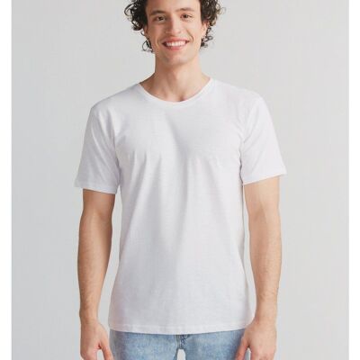 2224-022 | Camiseta Hombre Flammé - Blanco Natural